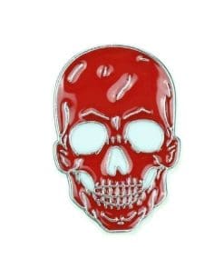Alternative view of Horror Skull 'Set of 2 | Red Devils' Enamel Pin
