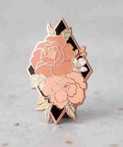 Roses 'Pink Bloom' Enamel Pin