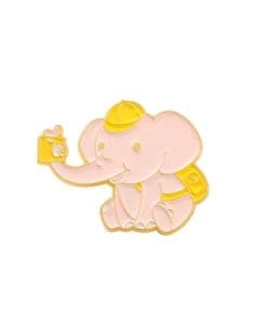 Animal Selfie 'Elephant | School Outing' Enamel Pin