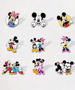 Alternative view of Acrylic Pins Mickey Mouse and Friends 'Minnie Mouse in Blue Dress'