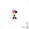 Acrylic Pins Mickey Mouse and Friends 'Cutie Minnie'