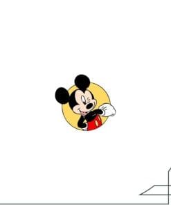 Acrylic Pins Mickey Mouse and Friends 'Let's Go Mickey'