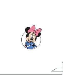 Acrylic Pins Mickey Mouse and Friends 'Minnie Mouse in Blue Dress'