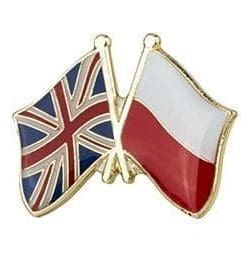 Flag 'UK and Poland | Friendship Flag' Enamel Pin