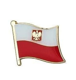Flag 'Poland | Crowned Eagle' Enamel Pin - Image 3