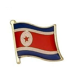 Flag 'North Korea' Enamel Pin