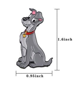 Lady and the Tramp 'Tramp' Enamel Pin - Image 3