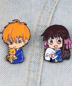 Fruit Basket 'Cheerful Tohru' Enamel Pin - Image 3