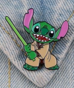 Alternative view of Lilo and Stitch 'Stitch x Yoda' Enamel Pin