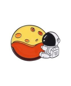 Astronaut 'Planet Hug' Enamel Pin