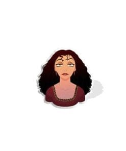 Acrylic Pin Tangled 'Gothel'