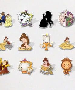 Alternative view of Acrylic Pin Beauty And The Beast 'Belle and Sultan'