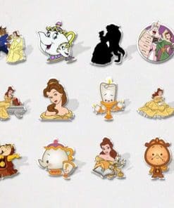 Alternative view of Acrylic Pin Beauty And The Beast 'Beast and Belle | Silhouette'