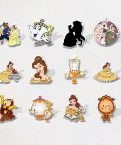 Alternative view of Acrylic Pin Beauty And The Beast 'Cogsworth'