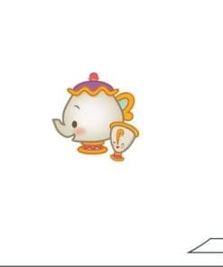 Acrylic Pin Beauty And The Beast 'Mrs. Potts and Chip Chibi'