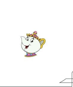 Acrylic Pin Beauty And The Beast 'Mrs. Potts'