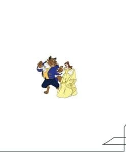 Acrylic Pin Beauty And The Beast 'Beast and Belle'
