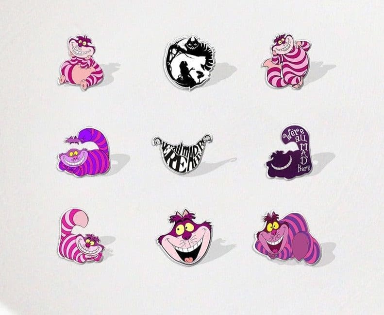 Acrylic Pin Alice in Wonderland 'Cheshire Cat | Funny Heah' - Image 2
