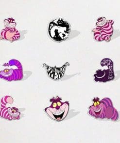 Alternative view of Acrylic Pin Alice in Wonderland 'We're All Mad Here'