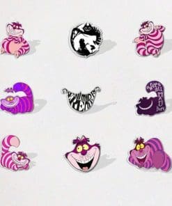 Alternative view of Acrylic Pin Alice in Wonderland 'Playful Cheshire Cat'