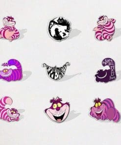 Alternative view of Acrylic Pin Alice in Wonderland 'Cheshire Cat | Wicked Smile'