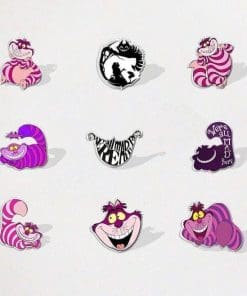 Alternative view of Acrylic Pin Alice in Wonderland 'Cheshire Cat | Mysterious Smile'