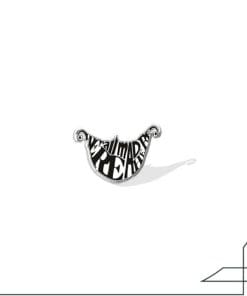 Acrylic Pin Alice in Wonderland 'We're All Mad Here'