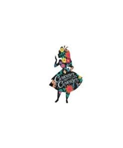 Acrylic Pin Alice in Wonderland 'Alice Roses Silhouette' - Image 6
