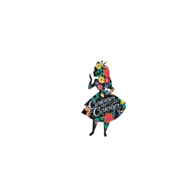 Acrylic Pin Alice in Wonderland 'Alice Roses Silhouette' - Image 7