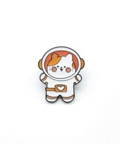Cat Astronaut Heart Suit Enamel Pin