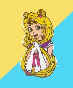 Alternative view of Sailor Moon 'Sweet Tsukino' Enamel Pin