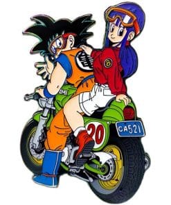 Dragon Ball Z 'Chi-Chi and Goku | Motor Ride' Enamel Pin