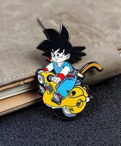 Alternative view of Dragon Ball Z 'Young Goku | Uni Motor' Enamel Pin