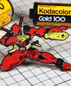 Alternative view of Deadpool 'Gun Shot' Enamel Pin