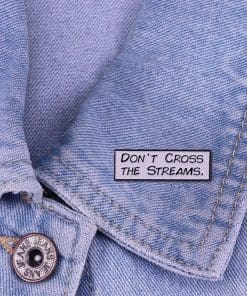 Alternative view of Ghostbusters 'Don't Cross The Streams' Enamel Pin