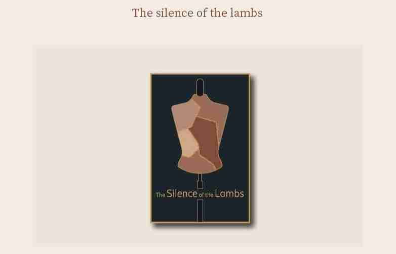 The Silence of The Lambs 'Human Skin Stitching' Enamel Pin - Image 4