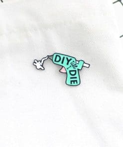 Glue Gun 'DIY Till I Die' Enamel Pin