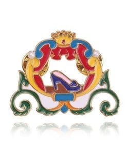 Cinderella 'Glass Slipper | Pumpkin Carriage' Enamel Pin