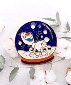 Alternative view of Frozen 'Olaf | Snow Ball' Enamel Pin