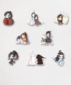 Alternative view of Acrylic Pin The Untamed ‘Wuxain and Wangji’s Couple Bunny’