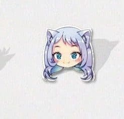 Alternative view of Acrylic Pin My Hero Academia 'Nejire | Cat Ears Chibi'