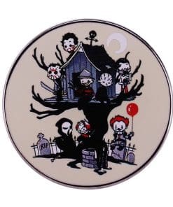 Horror Killer 'Haunted Tree House' Enamel Pin