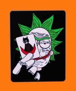 Alternative view of Rick and Morty 'Rick x Joker Playing Card' Enamel Pin