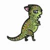 Sneaky Dino Enamel Pin