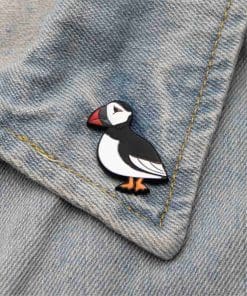 Alternative view of Seabird 'Puffin' Enamel Pin