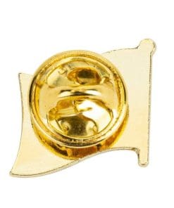 Alternative view of 'Ukraine Flag | Gold Trident' Enamel Pin