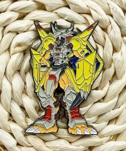 Alternative view of Digimon 'WarGreymon' Enamel Pin