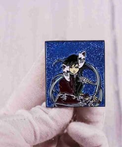 Alternative view of s Demon Slayer 'Giyu Tomioka | Kitsune Mask' Enamel Pin