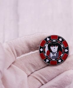 Alternative view of Kakegurui 'Yumeko | Poker Chips' Enamel Pin