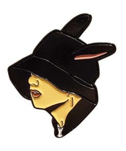 BTS 'JK | Bunny Ears Bucket Hat' Enamel Pin